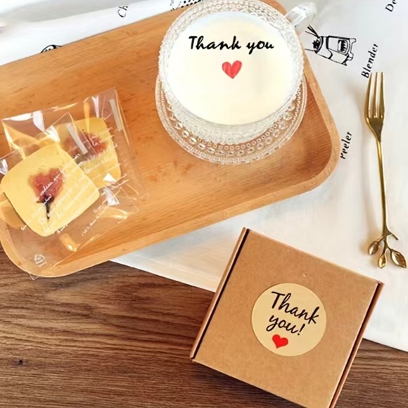 500 Roll of Thank You Stickers - Picture 4 of 4